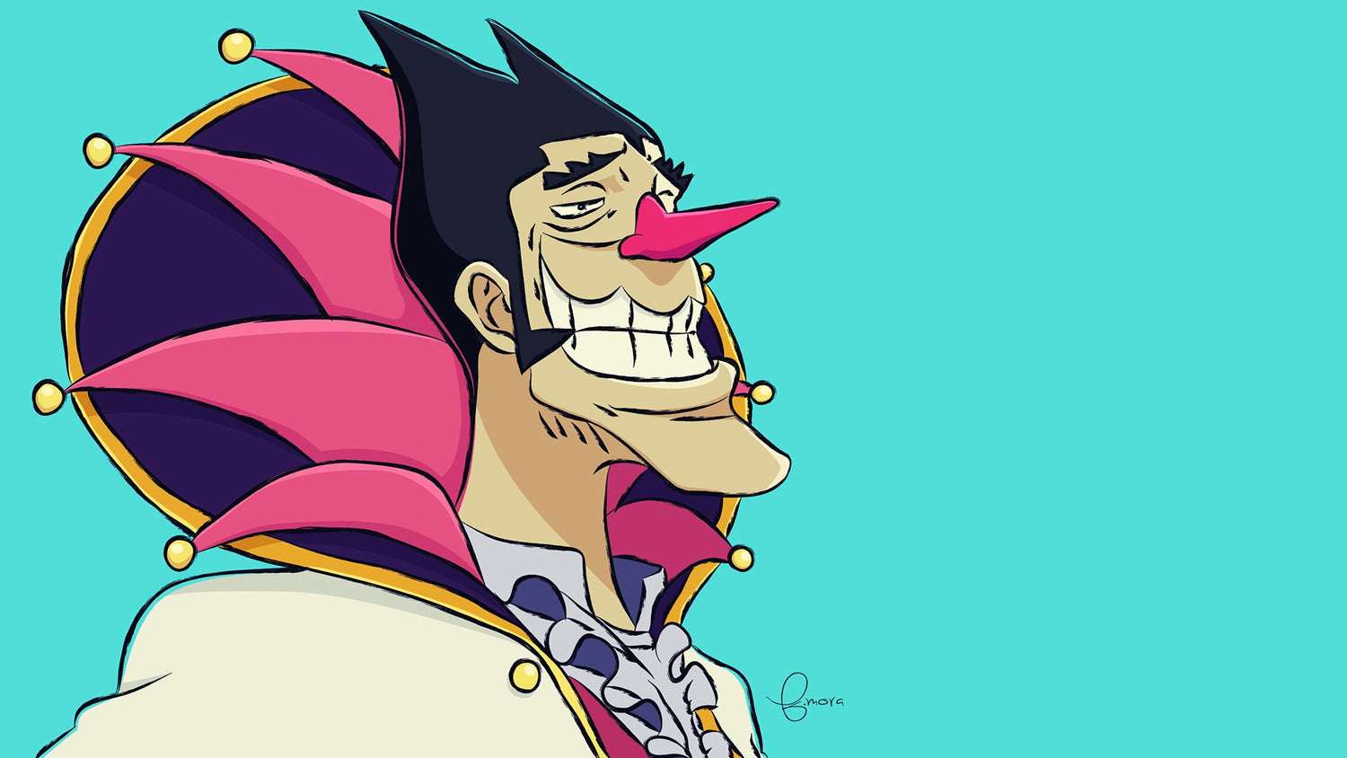 Foxy the Silver Fox from One Piece: The Cunning Captain of the Foxy Pirates - Seakoff