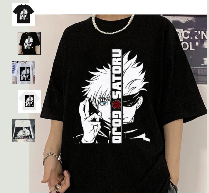 Gojo Shirt: Unleash Your Inner Anime Fan with a Unique and Stylish Statement - Seakoff