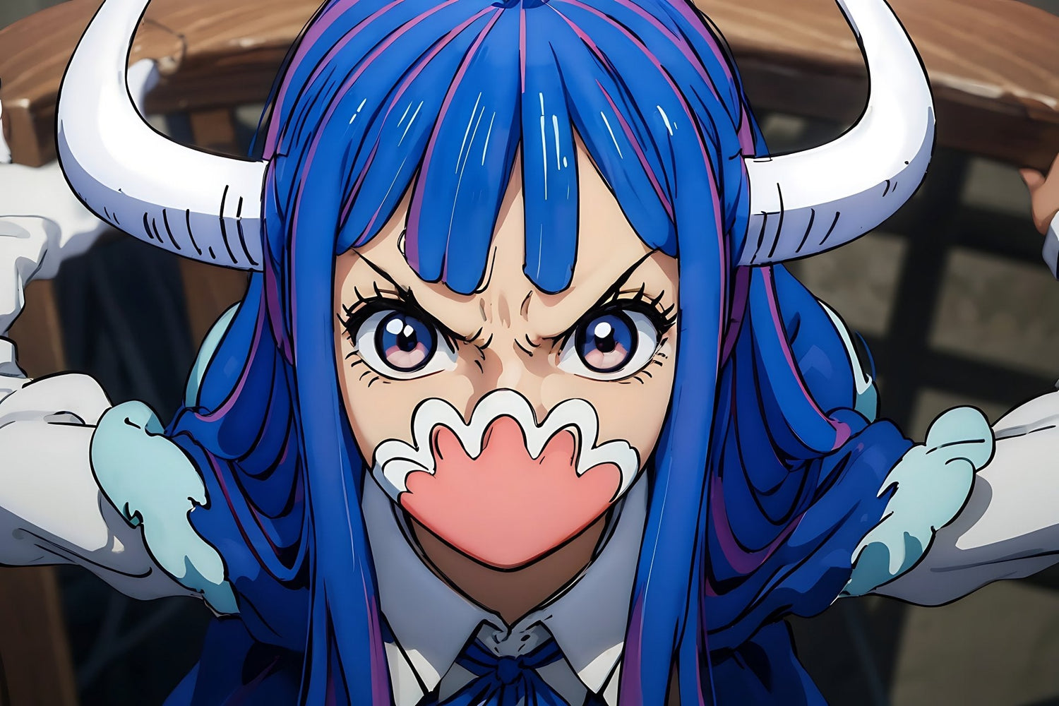 Ulti from One Piece: The Fierce Warrior of the Tobiroppo - Seakoff