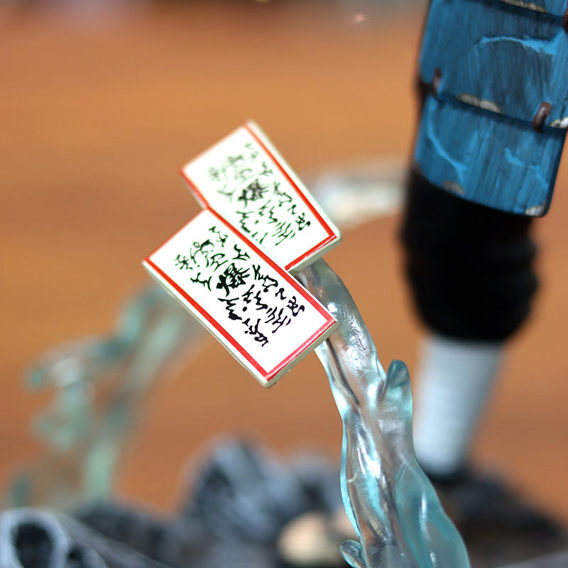 Figura de acción de Hashirama Senju - Edición de coleccionista de 37 cm | Pose dinámica con base de efecto de agua