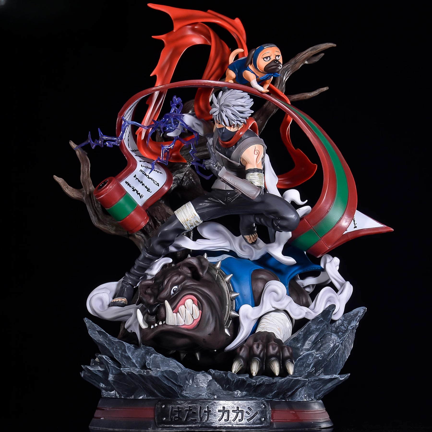 Kakashi Hatake 액션 피겨 - 41cm | 소환 jutsu와 개가있는 프리미엄 PVC