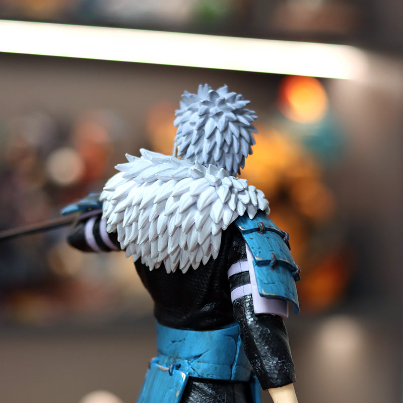 Figura de acción de Hashirama Senju - Edición de coleccionista de 37 cm | Pose dinámica con base de efecto de agua