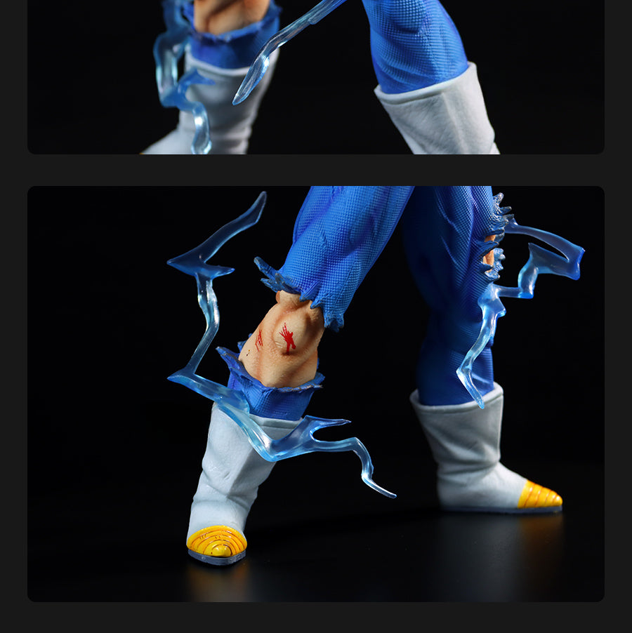 Vegeta Super Saiyan Figura coleccionable - Dragon Ball Z, 27 cm, alto detalle, pose de batalla