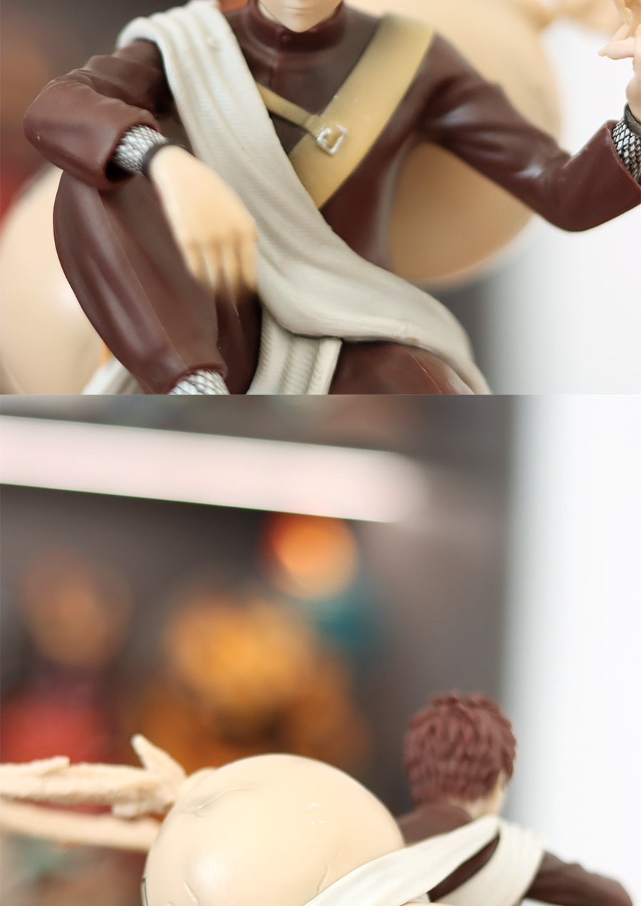 Gaara Action Figura - Edición de 27 cm Collector | Pose dinámica con calabaza de arena y base