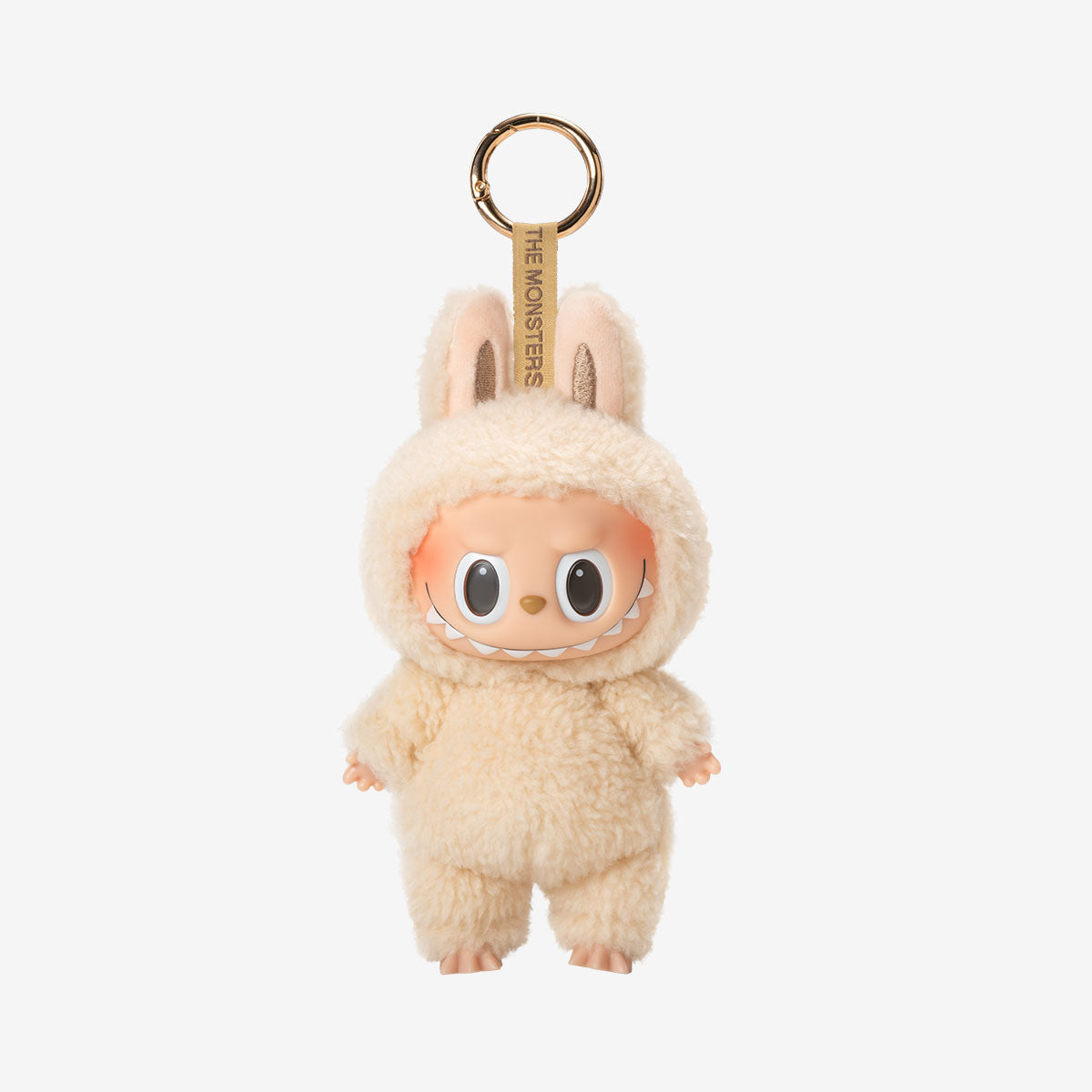 POP MART Labubu Soymilk Plush Keychain – The Monsters Series Vol. 1 Collectible