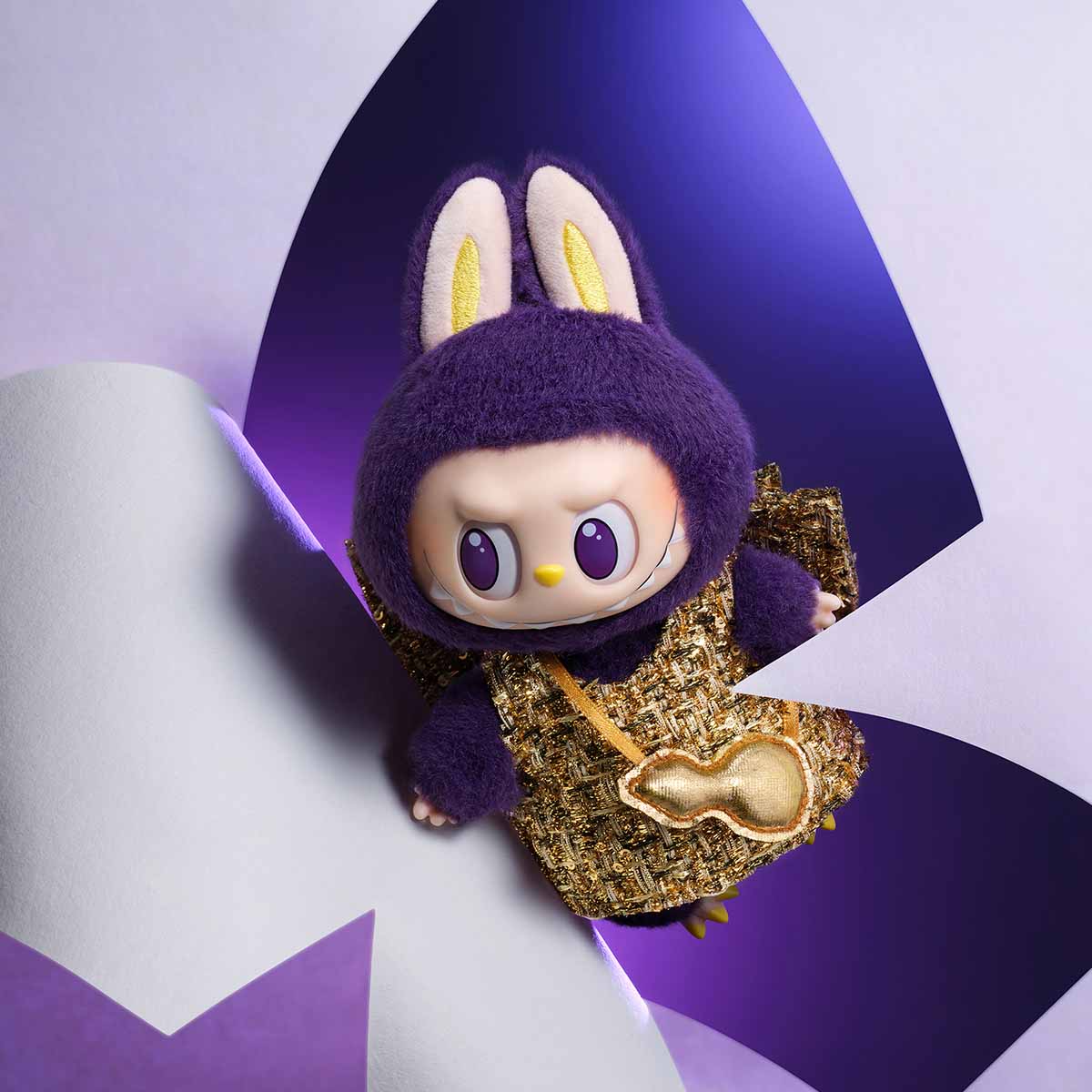 POP MART Labubu × PRONOUNCE – Wings of Fortune Plush Keychain Limited Edition (17cm)