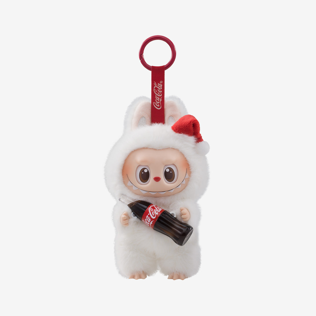 POP MART Labubu Coca-Cola Surprise Shake Plush Keychain – Holiday Edition