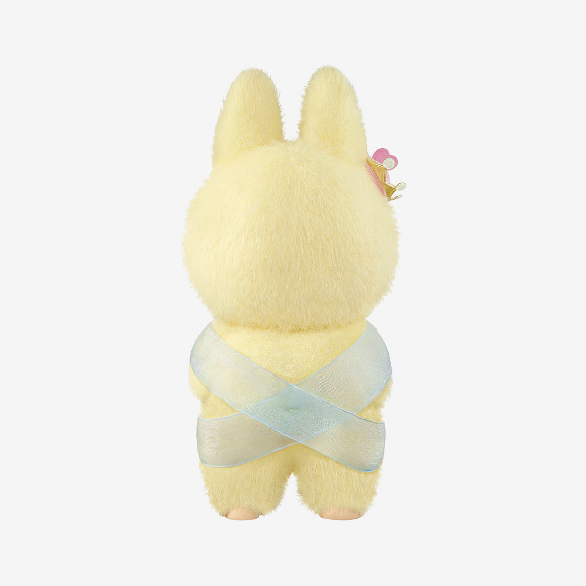 POP MART Labubu Let’s Checkmate Series – Yellow Heart Plush Keychain Doll (17cm)
