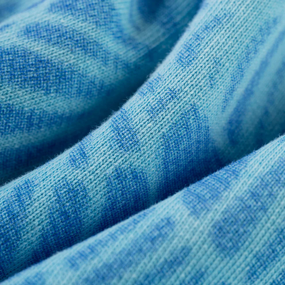 Sp5der “Blue Venom” Web Hoodie – Sky Blue Fade 440GSM Heavyweight Oversized Streetwear Pullover