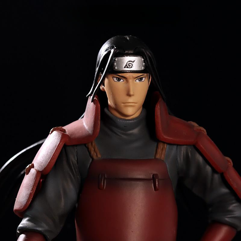 Figura de acción de Hashirama Senju - Edición de coleccionista de 28.5cm | Pose dinámica con base de rollos y efectos de chakra