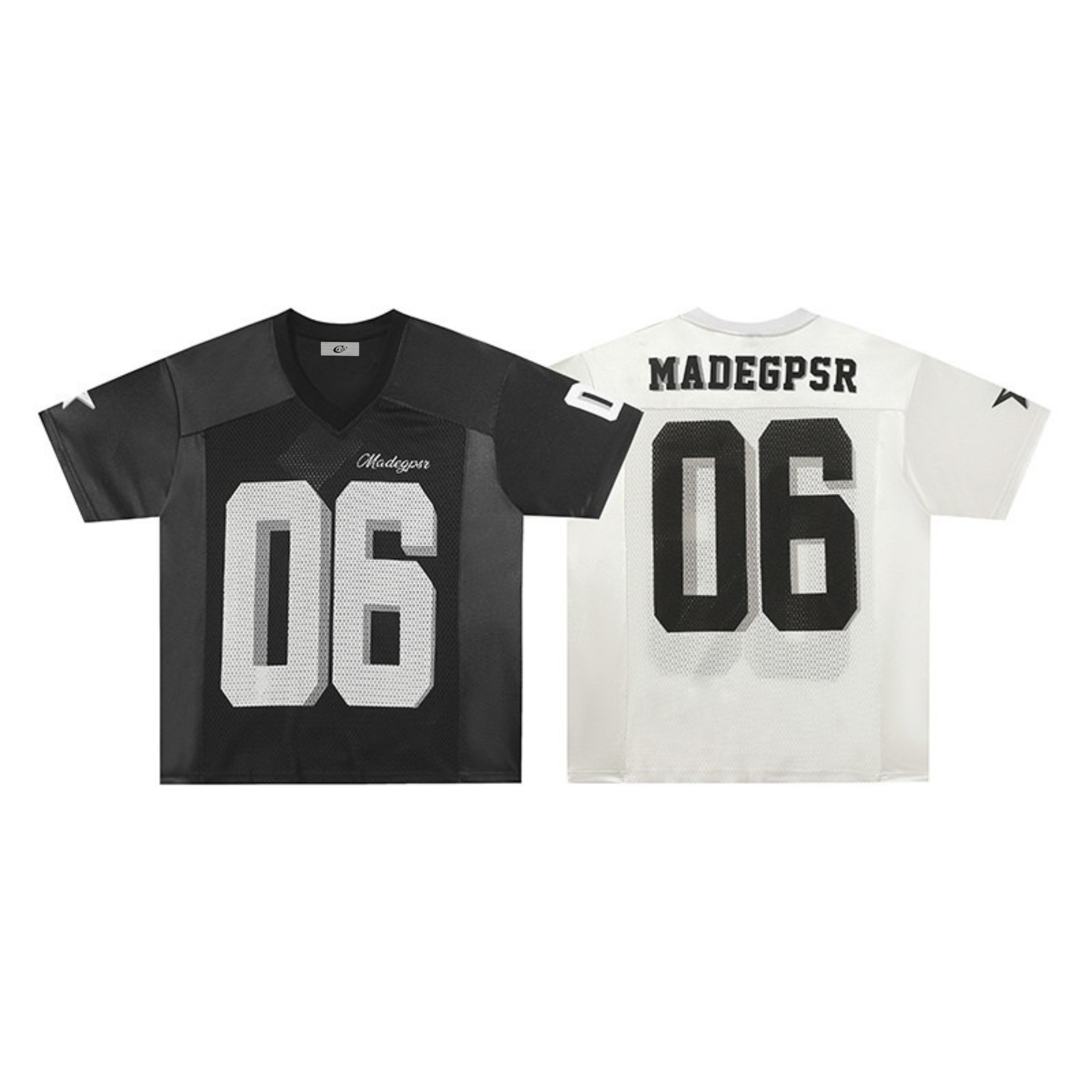 Mesh Panel Football Jersey Tee Number 06 | SEAKOFF – Seakoff