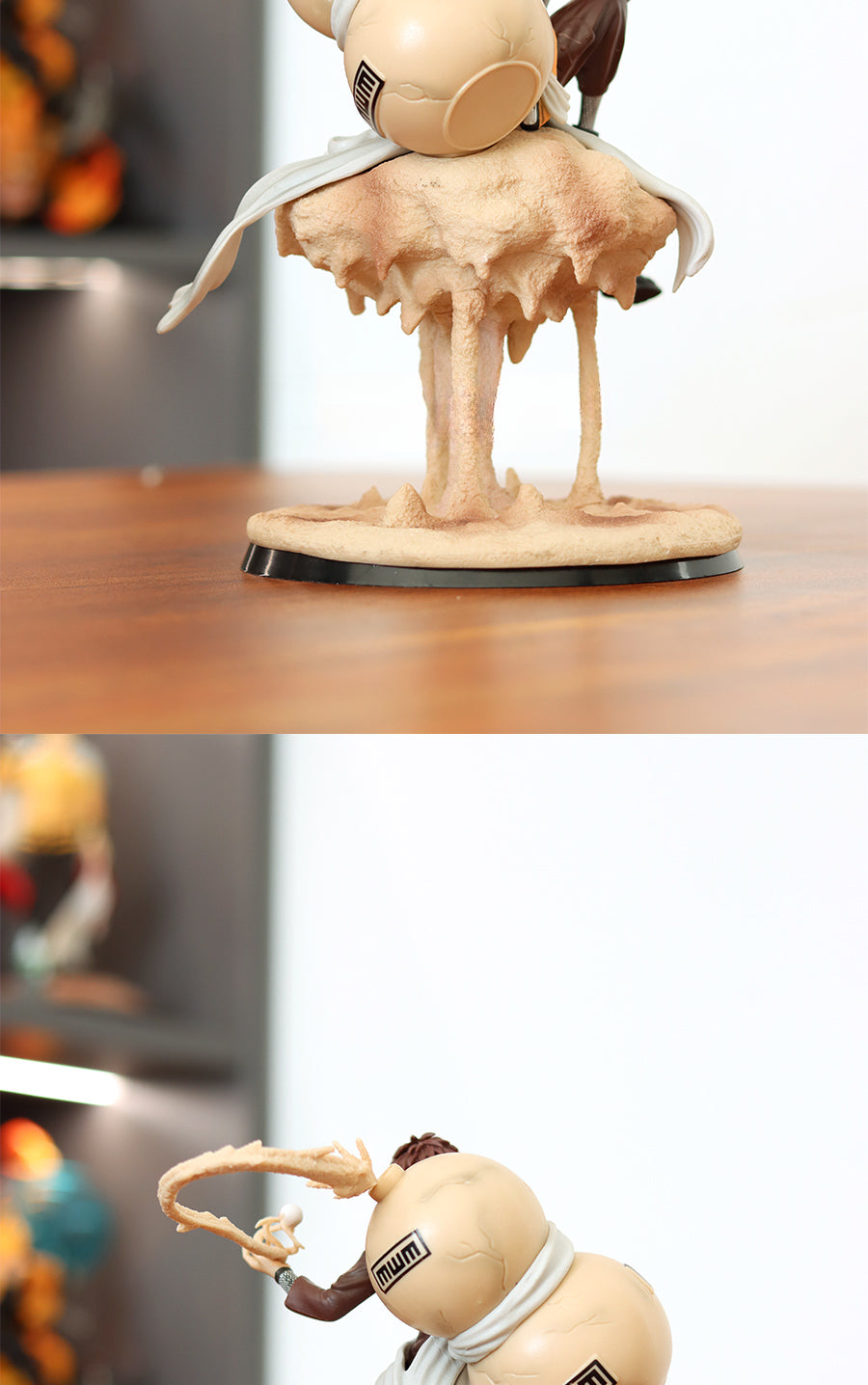 Gaara Action Figura - Edición de 27 cm Collector | Pose dinámica con calabaza de arena y base