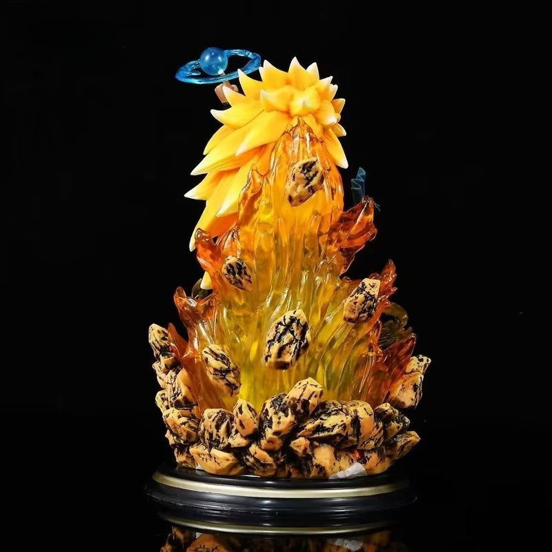 Dragon Ball Z Goku Super Saiyan Figura - 22 cm, 0.9 kg - pose dinámica con efecto energético