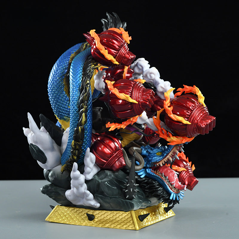 Luffy Gear 4動漫小雕像 - 24厘米的動作人物,具有火力效果,限量版 - 非常適合一件收藏家
