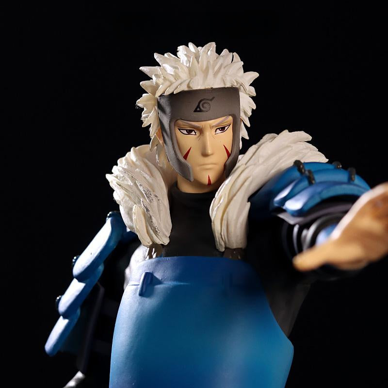 Tobirama Senju Acción Figura - Edición de 28 cm de colección | Pose dinámica con efectos de chakra y espada