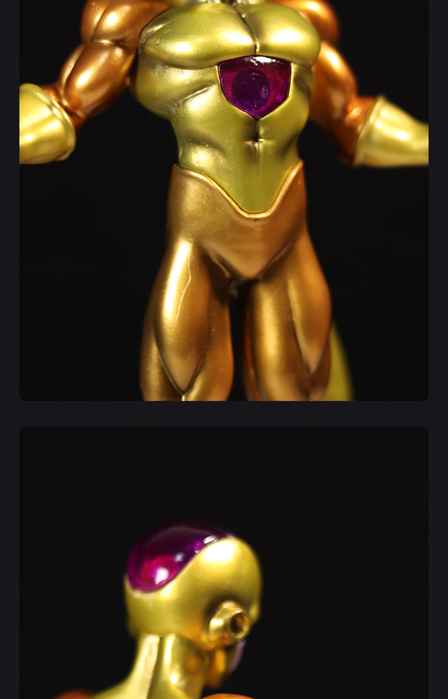 Golden Frieza 수집 가능한 그림 - Dragon Ball Z, 39cm, 높은 세부 사항, 1.16kg