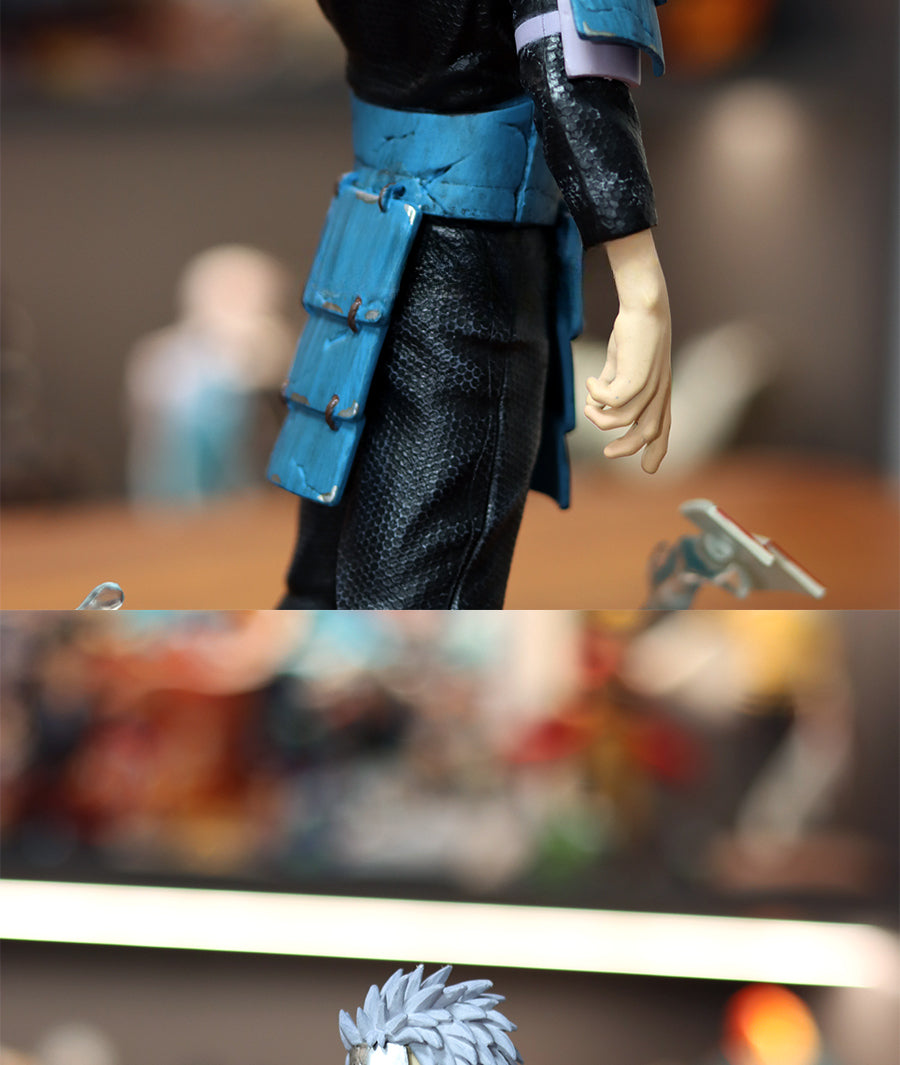 Figura de acción de Hashirama Senju - Edición de coleccionista de 37 cm | Pose dinámica con base de efecto de agua