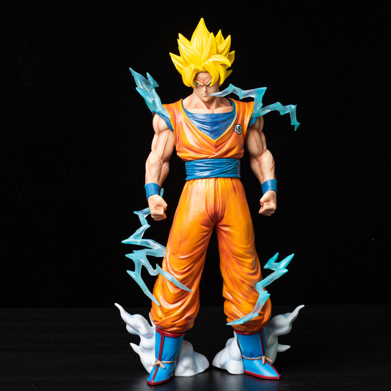 Dragon Ball Z Goku Angel Figura - 35 cm, 2 kg - Super Saiyan con halo