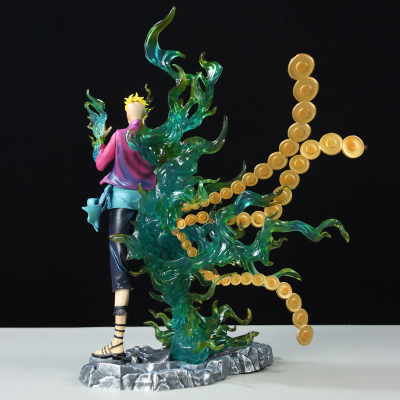 Figura Franky Action - 34 cm con efectos en llamas y detalles mecánicos, edición limitada - One Piece Coleccionable