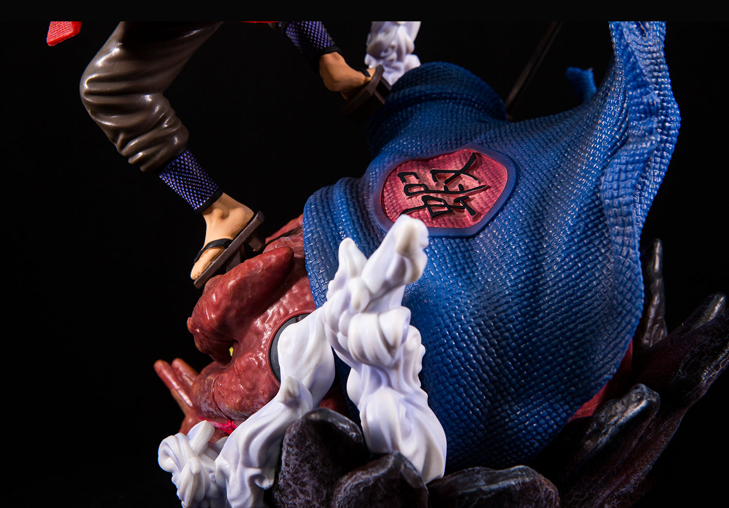 Figura de acción de Jiraiya - 38 cm | Cabezas intercambiables con jutsu de invocación y sapo sage pose