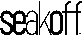 The image displays the word "seakoff" in black, bold, lowercase letters on a white background. The letters are tightly spaced, and a registered trademark symbol appears at the end.