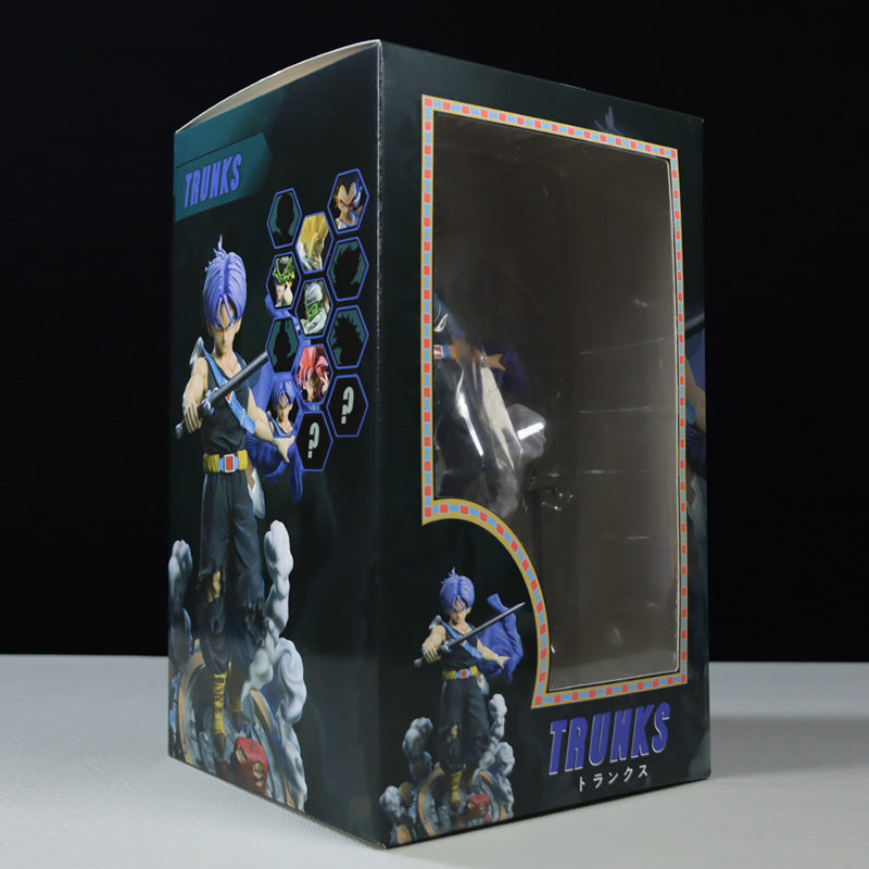 Dragon Ball Z Trunks Рисунок - 25 см, 0,8 кг - поза меча на разрушенной капсуле