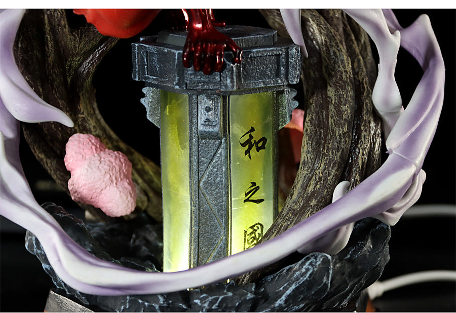 Luffy Gear 5動作小雕像 - 26厘米,具有火紅效果和動態基礎,限量版 - 一件可收集的