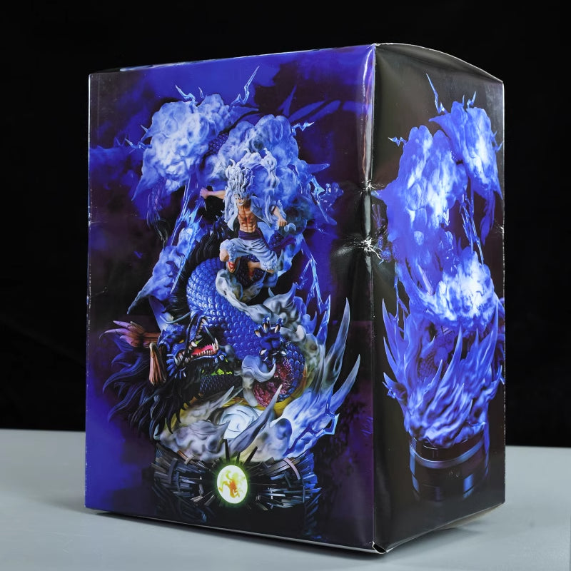 動漫閃電龍雕像 - 23厘米的動作人物,帶有雷聲效果,限量版 - 非常適合一件粉絲