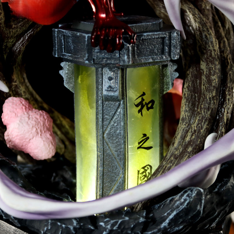 Luffy Gear 5動作小雕像 - 26厘米,具有火紅效果和動態基礎,限量版 - 一件可收集的