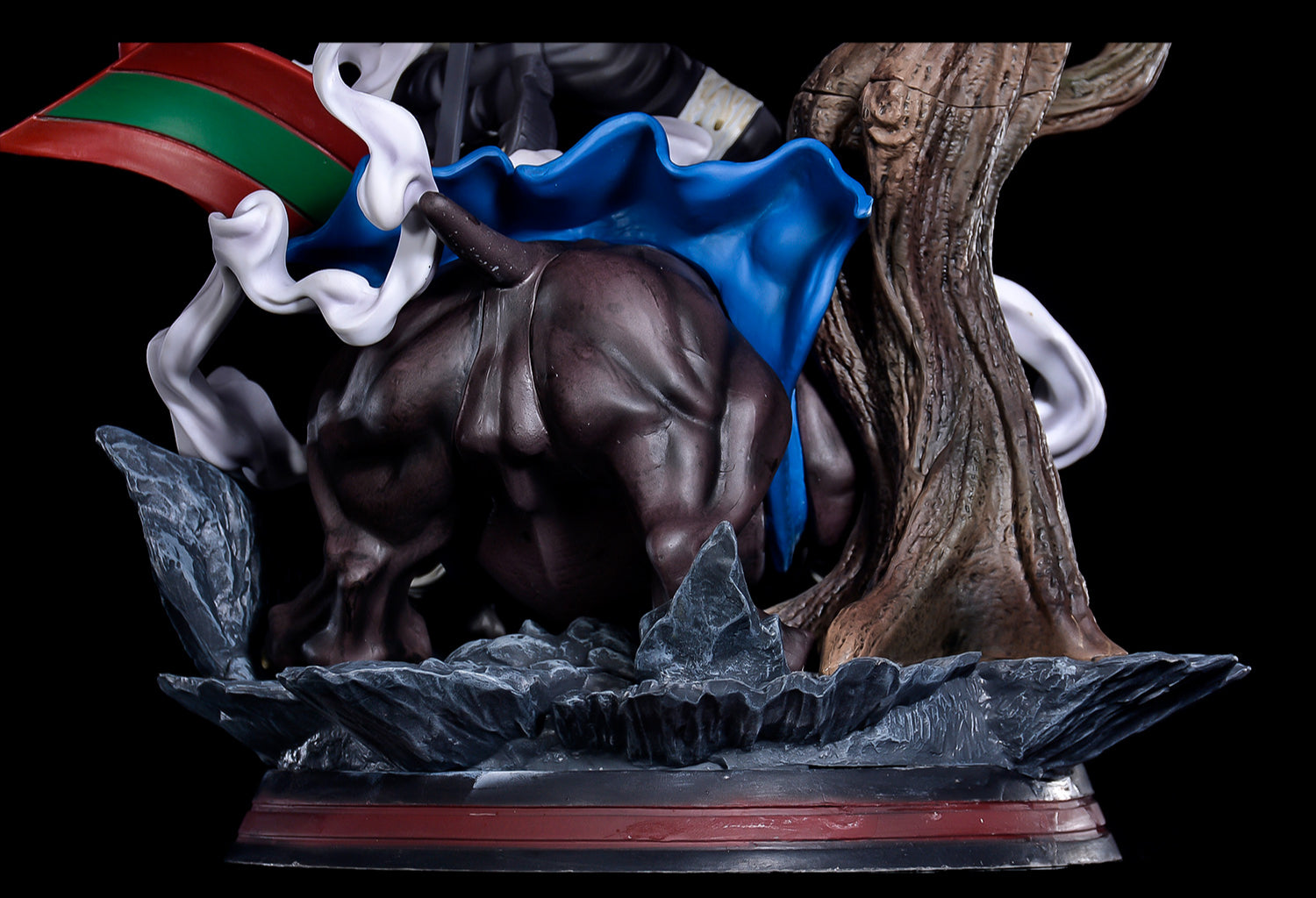 Figura de acción Kakashi Hatake - 41 cm | PVC premium con jutsu de invocación y perro