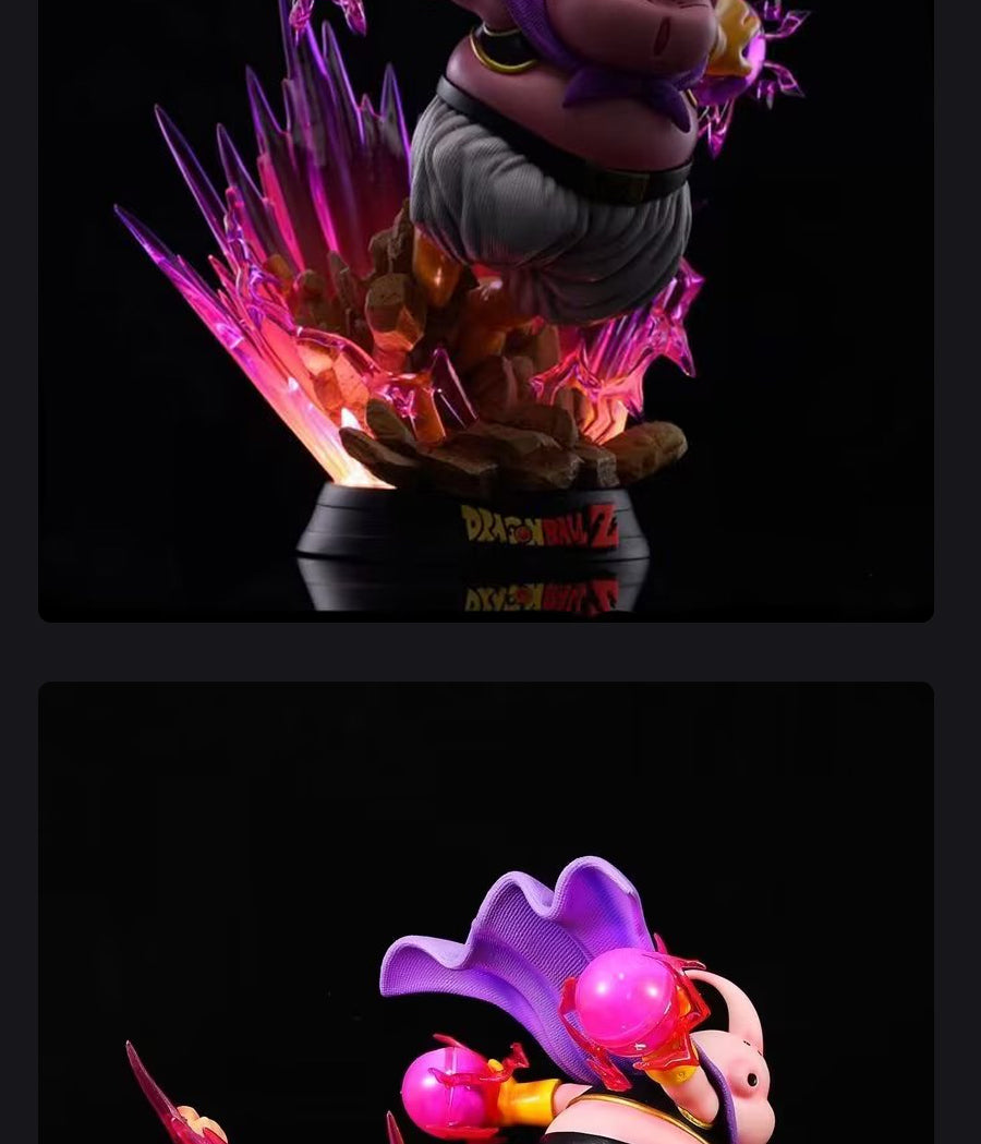 Dragon Ball Z Majin Buu Figura - 20 cm, 0.7 kg - pose impresionante con esfera de energía