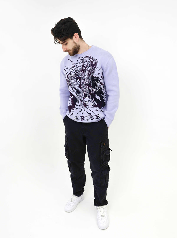 Nivelamento solo: Sweter de anime inspirado em surgir | PULLOVER DE CREVELHA DE CREVELA PULHO