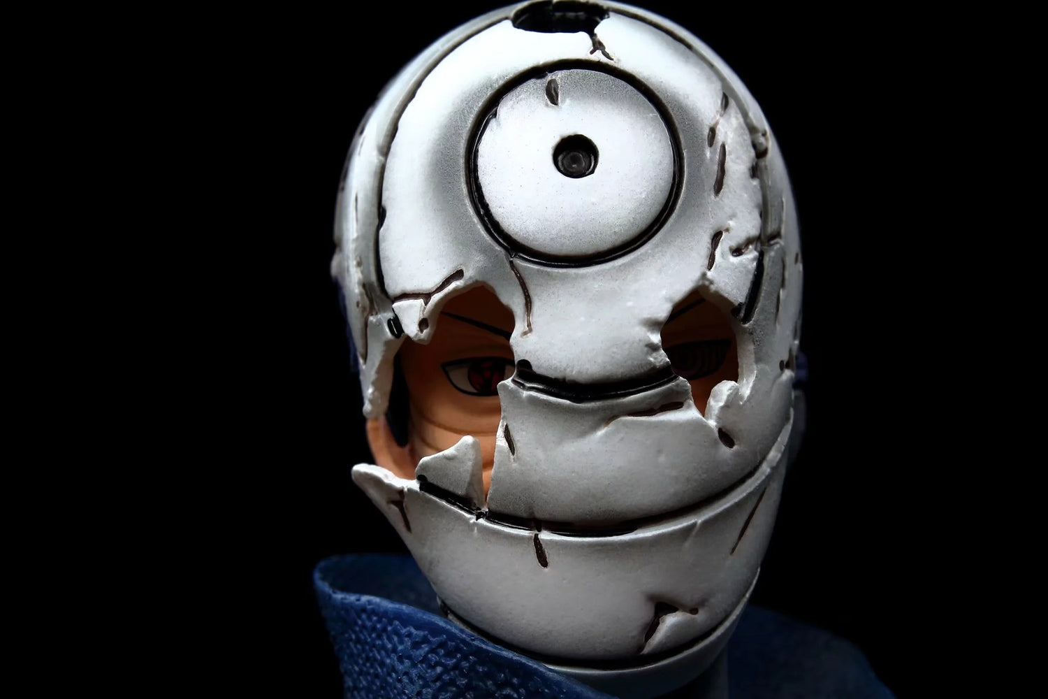 Busto de Uchiha Obito y Uchiha Madara - EDICIÓN DE COLECTOR DE 16 CM | Estatua de anime detallada con base de llamas