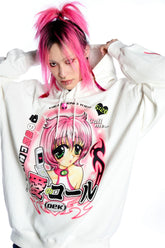 With pink hair in a high ponytail, they epitomize the kawaii aesthetic wearing Seakoff&