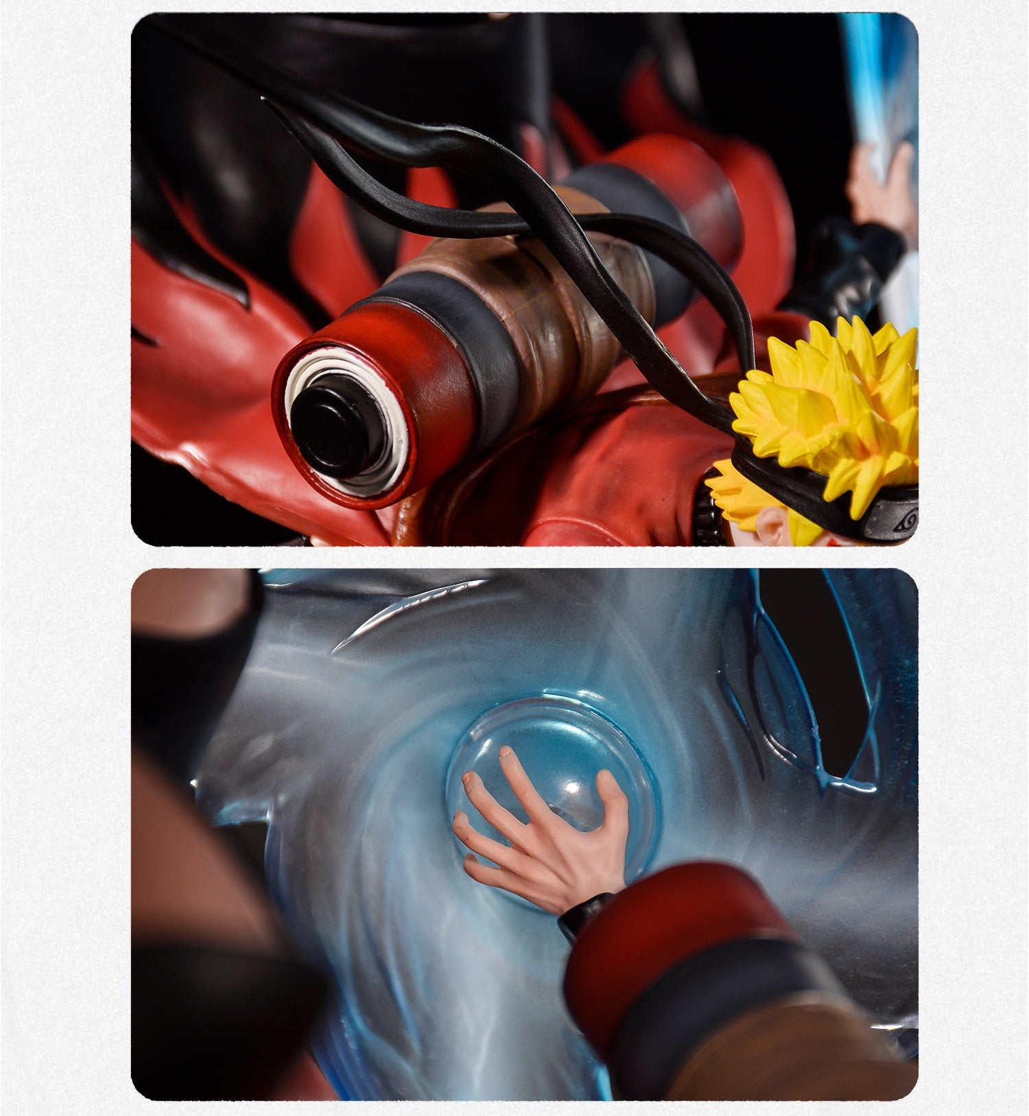 Figura de acción de liberación de viento de Naruto - Edición de 37 cm Collector | Estatua de anime de alta cola con efecto de viento dinámico