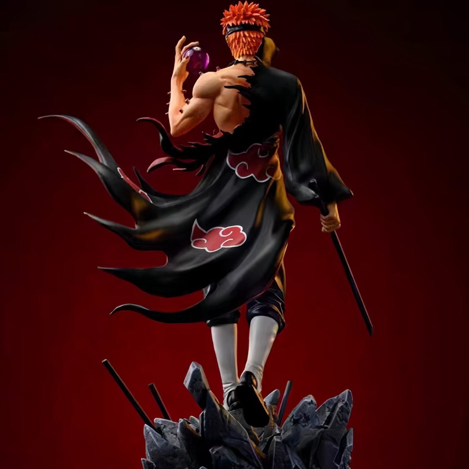 Pain Akatsuki Action Figure – 30cm Collector’s Edition | Highly Detailed Anime Statue with Battle Base