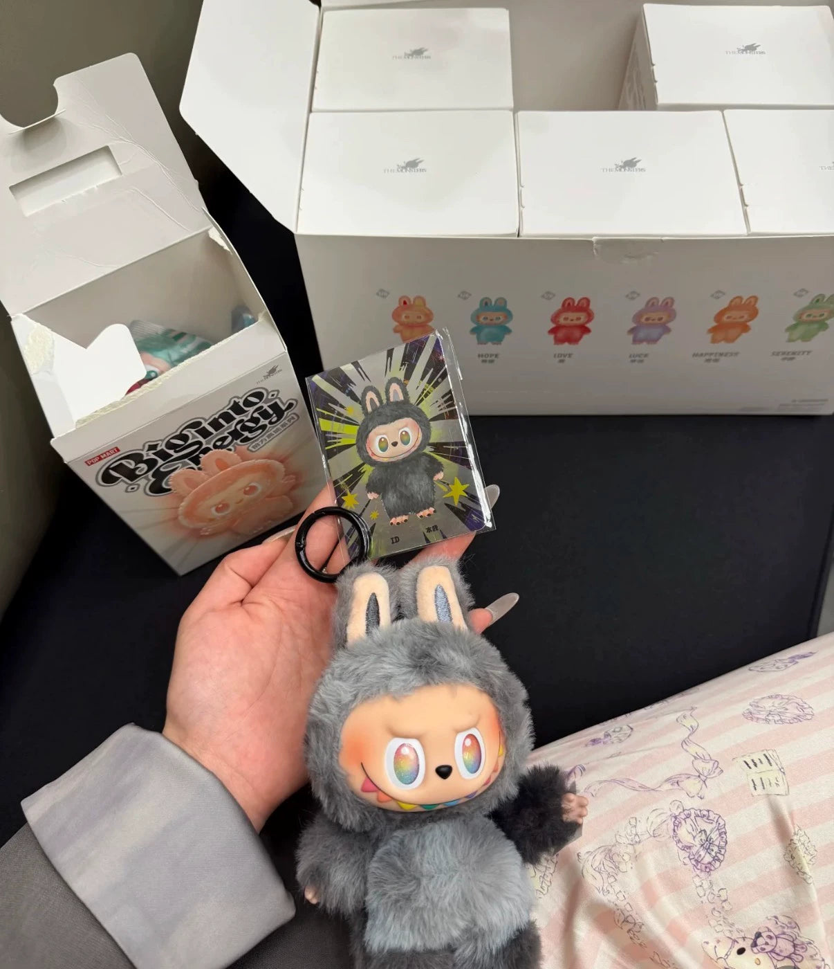 POP MART Labubu Secret Edition Plush Keychain – The Monsters Energy Series Ultra-Rare Collectible