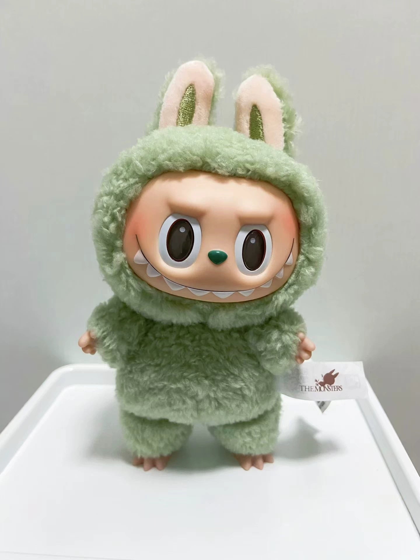 POP MART Labubu Green Grape Plush Keychain – The Monsters Series Vol. 1 Collectible