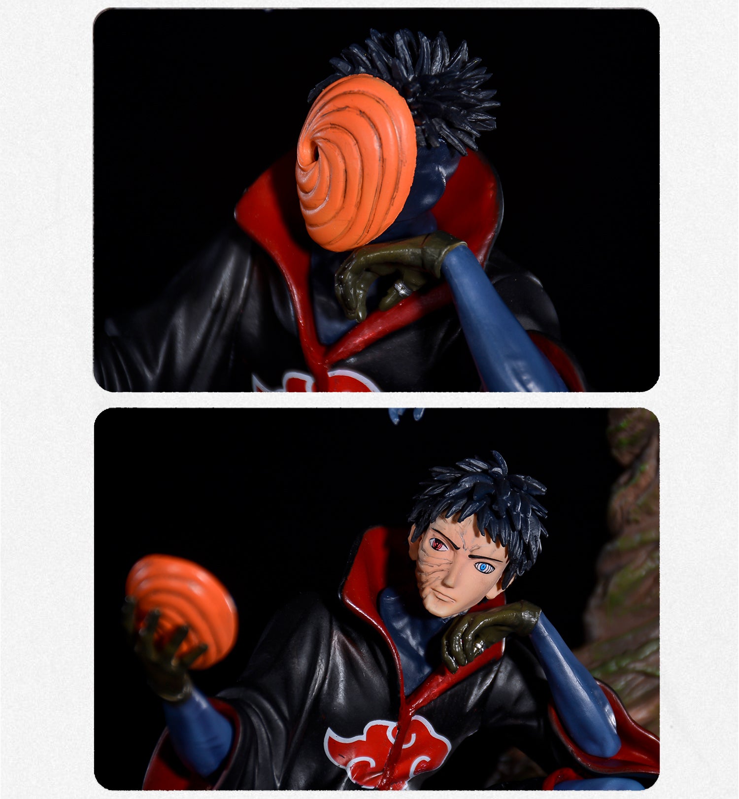 Tobi (Uchiha Obito) 액션 피겨 - 30cm | 아카츠키 | 탈착식 마스크 | 나루토 수집 가능