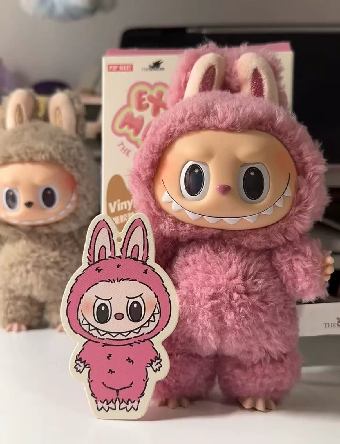 POP MART Labubu Lychee Berry Plush Keychain – The Monsters Series Vol. 1 Collectible