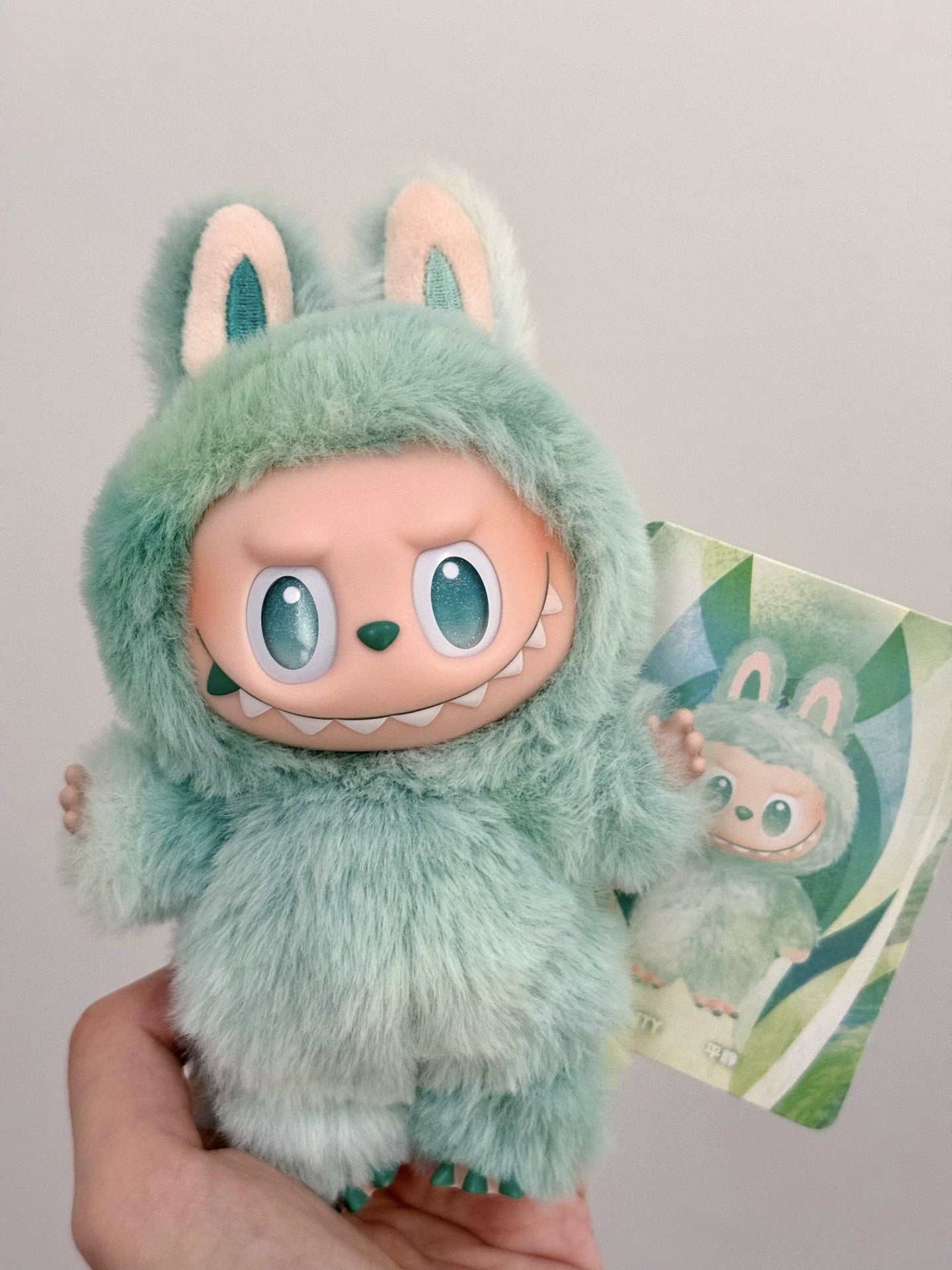 POP MART Labubu SERENITY Plush Doll Keychain – The Monsters Energy Series Limited Edition