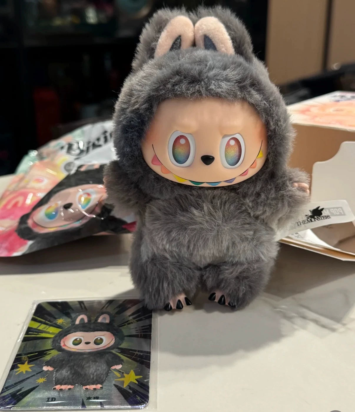 POP MART Labubu Secret Edition Plush Keychain – The Monsters Energy Series Ultra-Rare Collectible