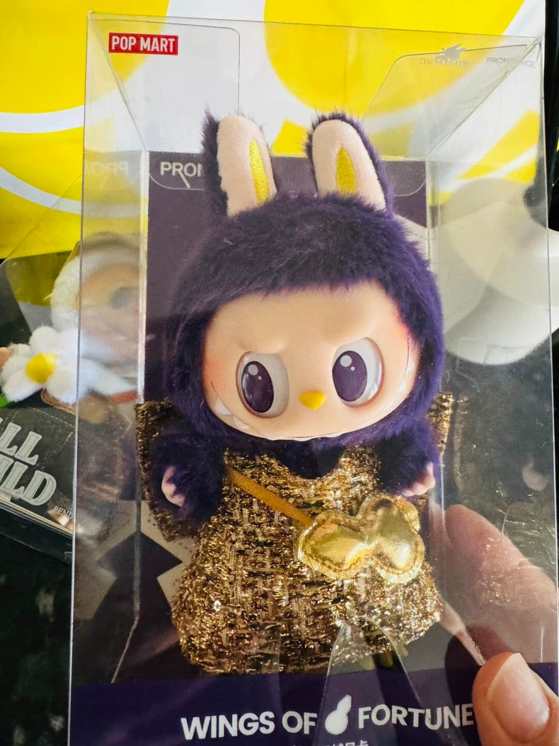 POP MART Labubu × PRONOUNCE – Wings of Fortune Plush Keychain Limited Edition (17cm)