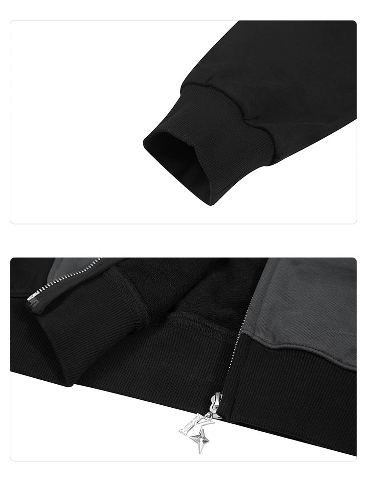 Close-up of a black long-sleeve cuff showcasing Seakoff&
