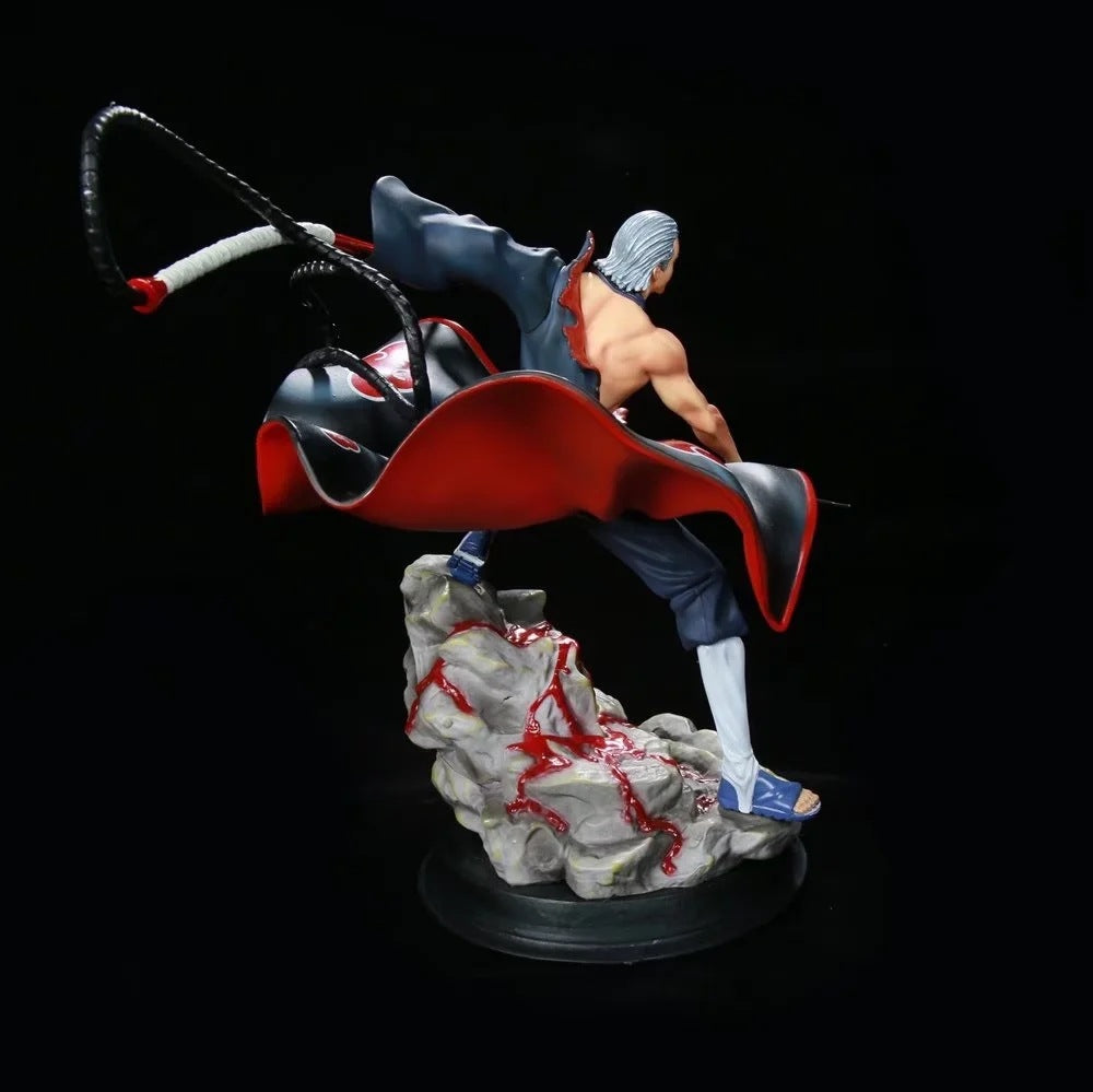 Figura de acción Hidan - Edición de 30 cm de colección | Estatua de anime detallada con armas y pose dinámica