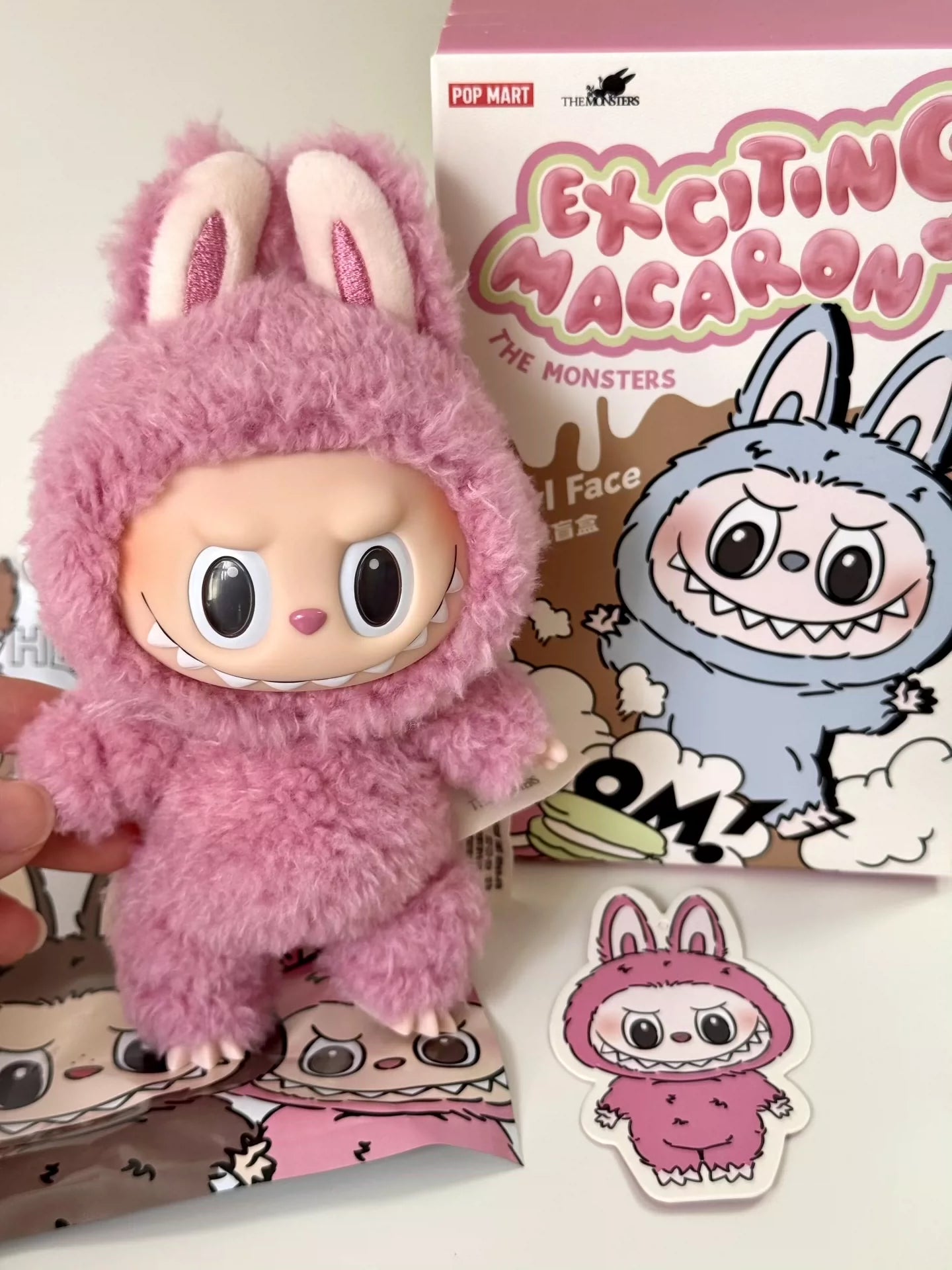 POP MART Labubu Lychee Berry Plush Keychain – The Monsters Series Vol. 1 Collectible