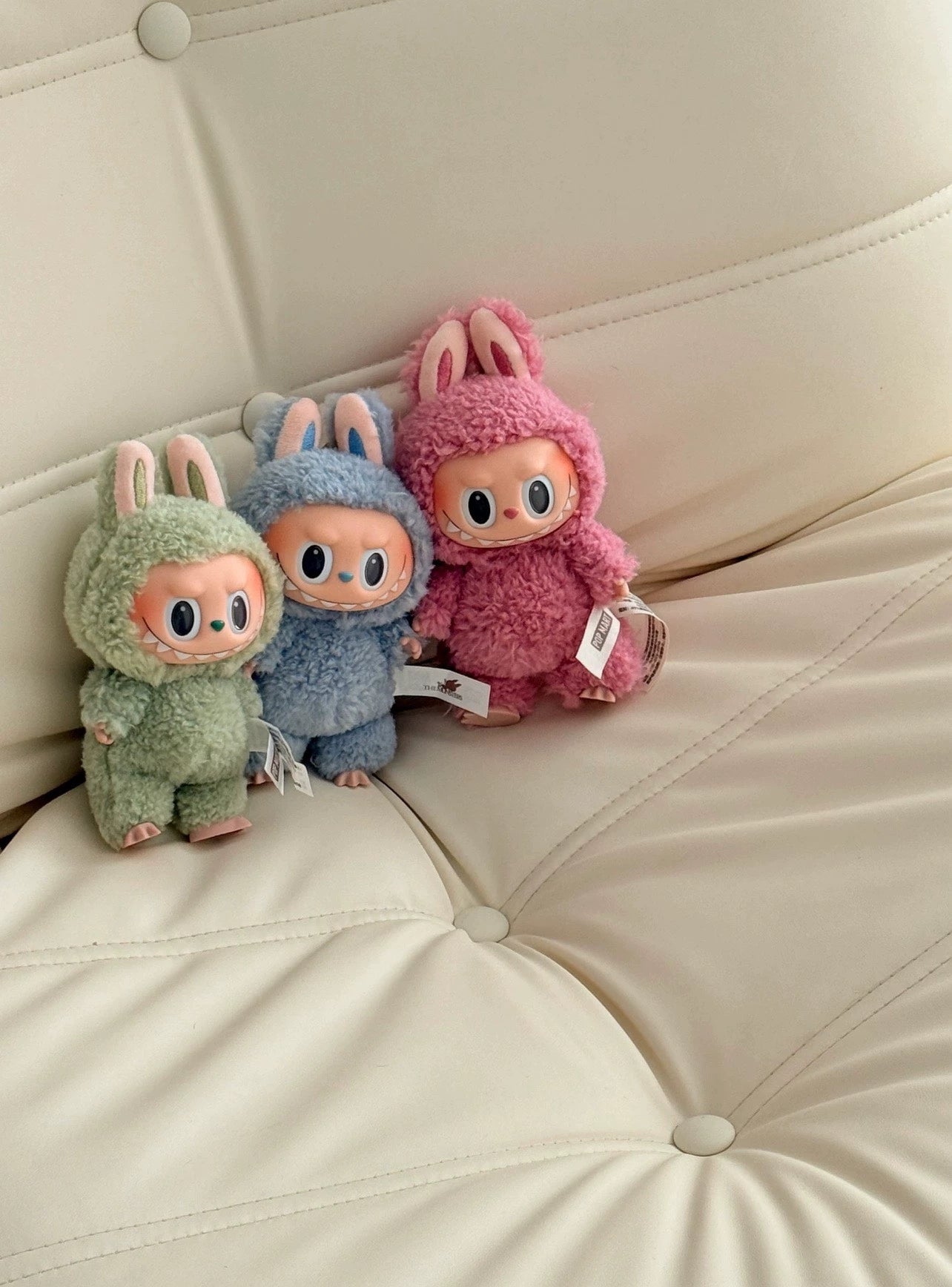 POP MART Labubu Sea Salt Coconut Plush Keychain – The Monsters Series Vol. 1 Collectible