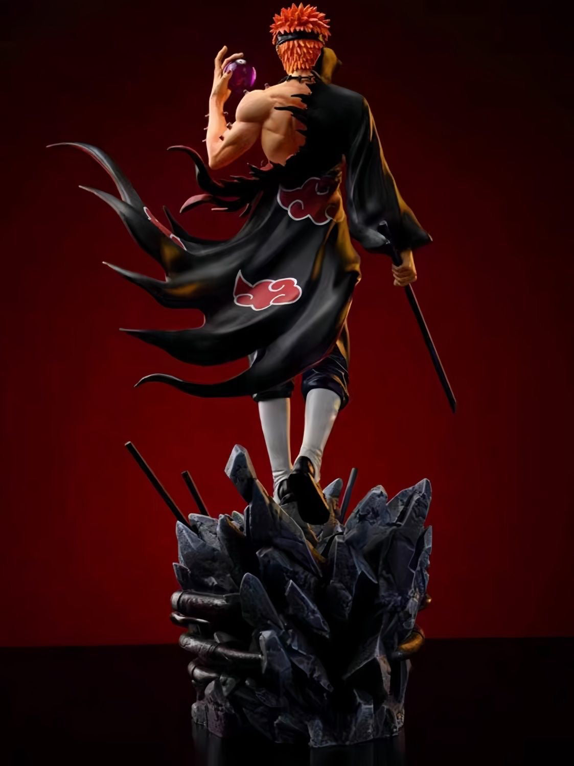 Pain Akatsuki Action Figure – 30cm Collector’s Edition | Highly Detailed Anime Statue with Battle Base