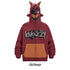 The Seakoff Foxy-Inspired Hoodie is a 400GSM oversized, red zip-up sweatshirt inspired by Five Nights at Freddy&