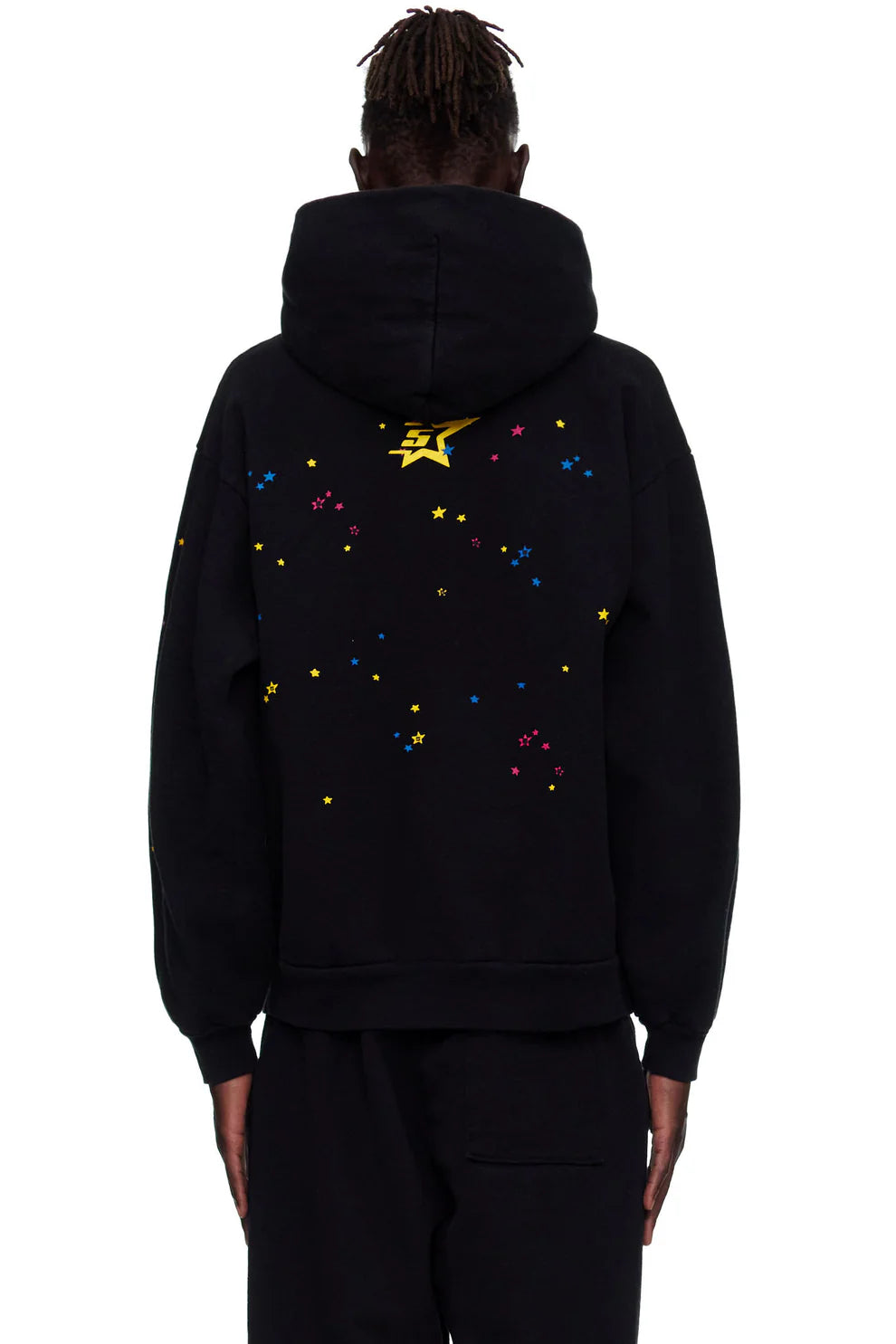 Sp5der “Hares the Slime” Hoodie – Black 440GSM Heavyweight Spider-Web Streetwear Pullover